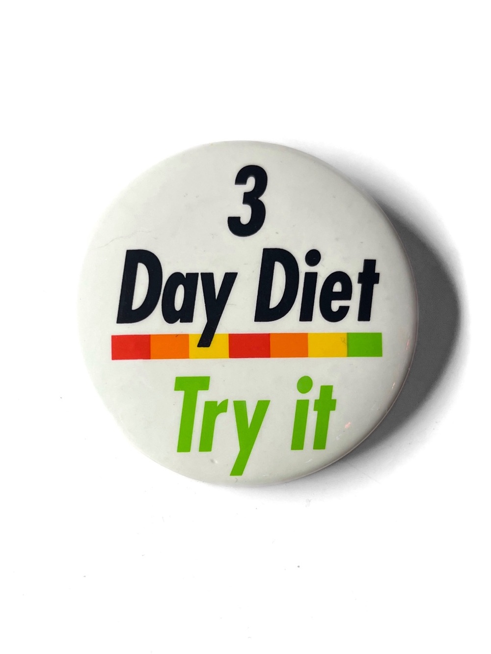 Vintage Weight Watchers Pinback Button Promotional Baby Boomer Diet Memorabilia